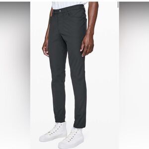 Lululemon ABC pants size 30‎ in obsidian grey slim warp stream mens